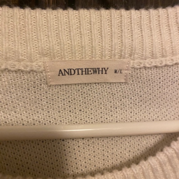 Leopard print color block sweater - Picture 2 of 3